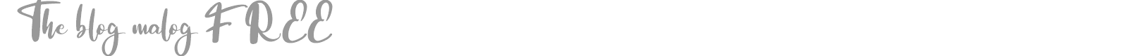 The Blog Malog font preview